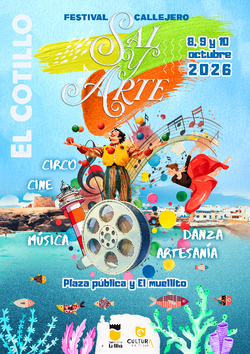 Fiesta: Straßenfestival »Sal y Arte« – El Cotillo, 8. Oktober 2026