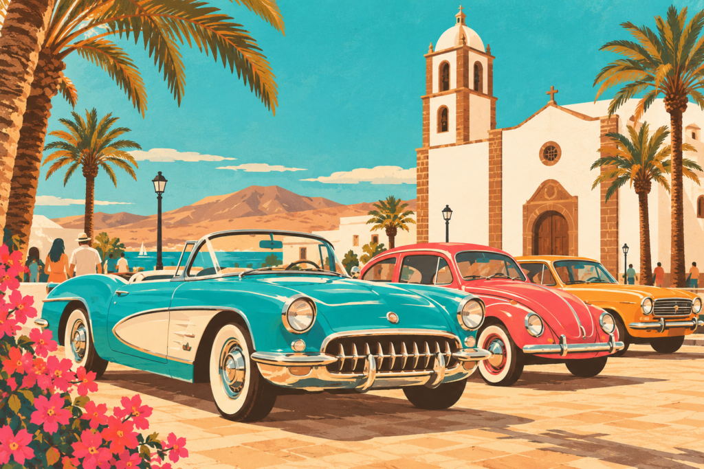 Ausstellung: Exposición de Coches Antiguos – Plaza de Nuestra Señora del Rosario, Puerto del Rosario, 4. Ottobre 2026