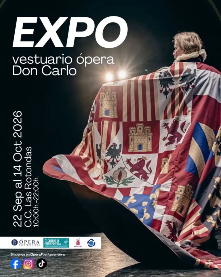 Ausstellung: Vestuario Ópera Don Carlo – Centro Comercial Las Rotondas, Puerto del Rosario, 22. September 2026