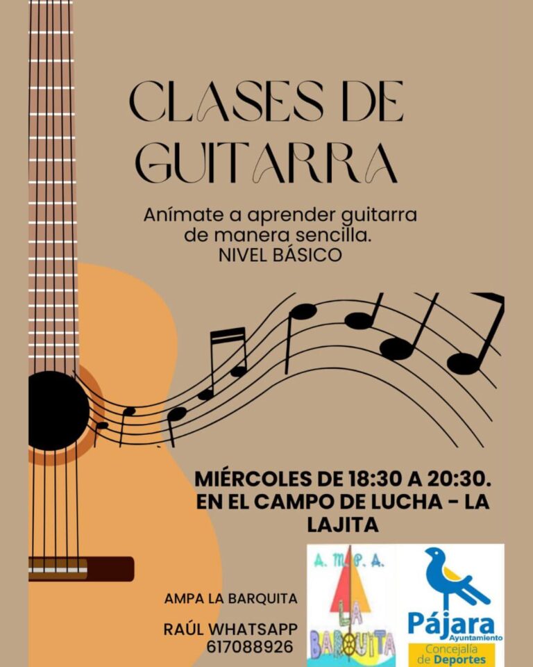 Kurs: Gitarrenunterricht Grundstufe – Campo de Lucha La Lajita, Pájara, 7. Oktober 2026