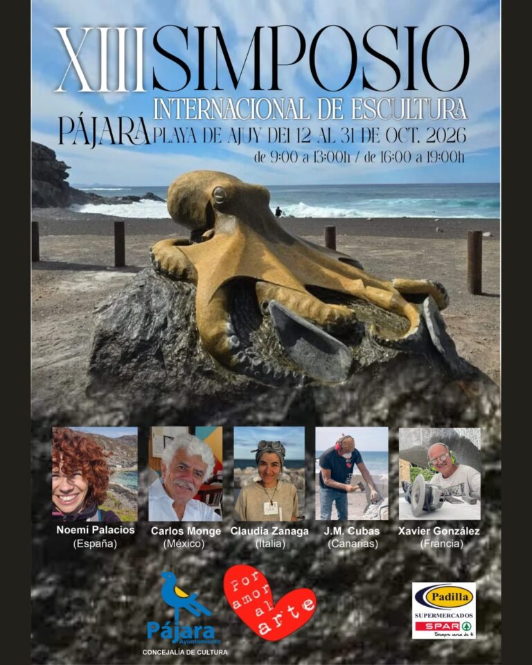 Ausstellung: XIII Internationales Bildhauersymposium Pájara – Playa de Ajuy, Pájara, 12. Ottobre 2026