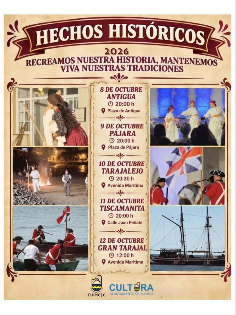 Historisches Theater: Hechos Históricos in Antigua – Plaza de Antigua, 8. Oktober 2026