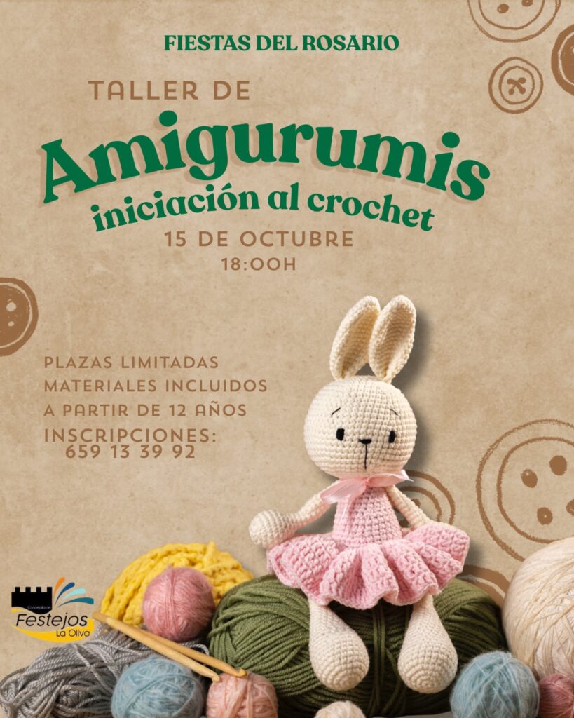 Workshop: Amigurumis – Einführung in Häkeln – La Oliva, 15. Oktober 2026