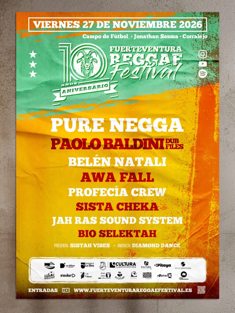 Concert : Fuerteventura Reggae Festival (jour 2) – Stade de football Jonathan Sesma, 28 novembre 2026