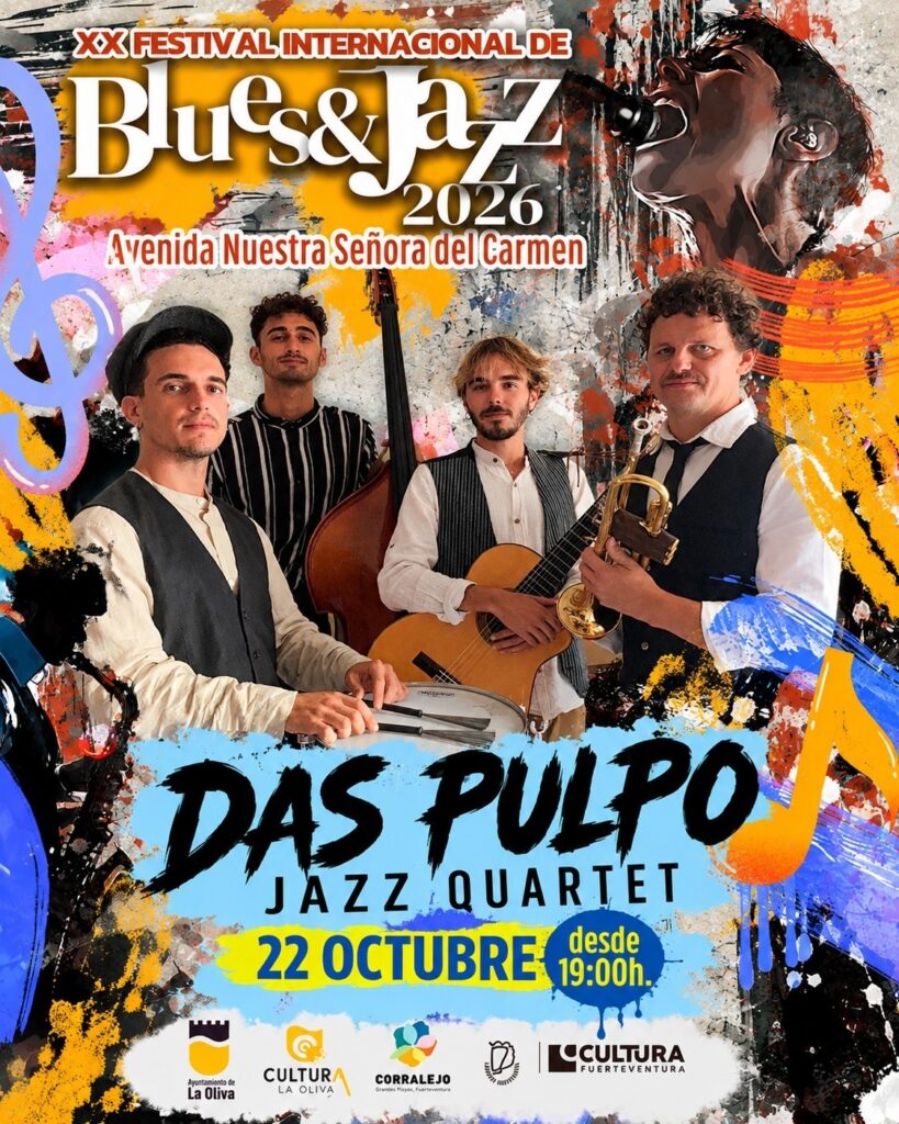 Konzert: XX Festival Internacional de Blues & Jazz de Corralejo (Tag 1) – Avenida Nuestra Señora del Carmen, Corralejo, 22. Oktober 2026