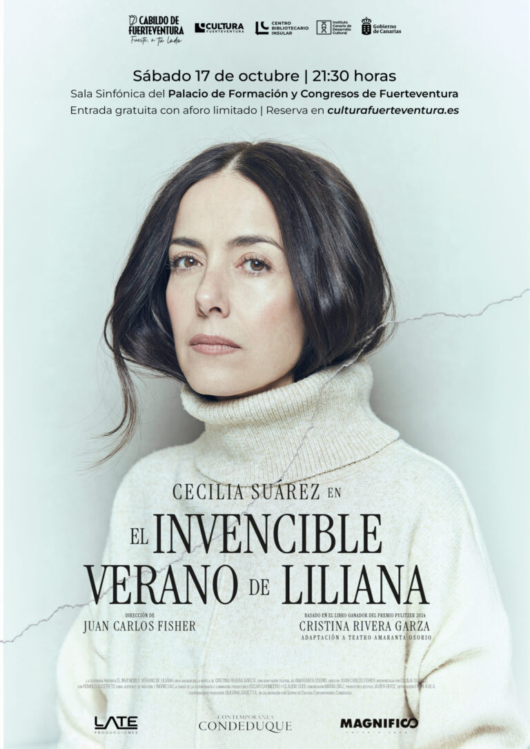 Théâtre : L’infinie été de Liliana avec Cecilia Suárez – Palais de Formation et Congrès, Puerto del Rosario, 17 octobre 2026