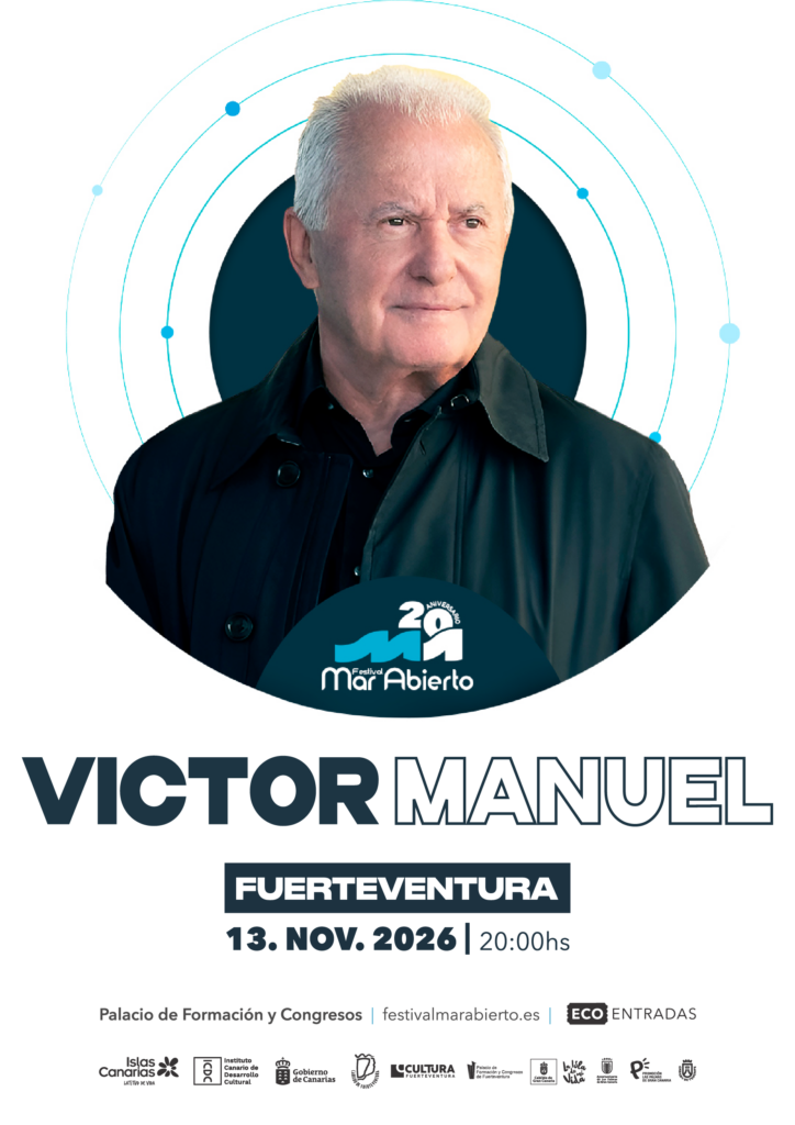 Musik: Víctor Manuel – Palacio de Formación y Congresos, Puerto del Rosario, 13. Novembre 2026