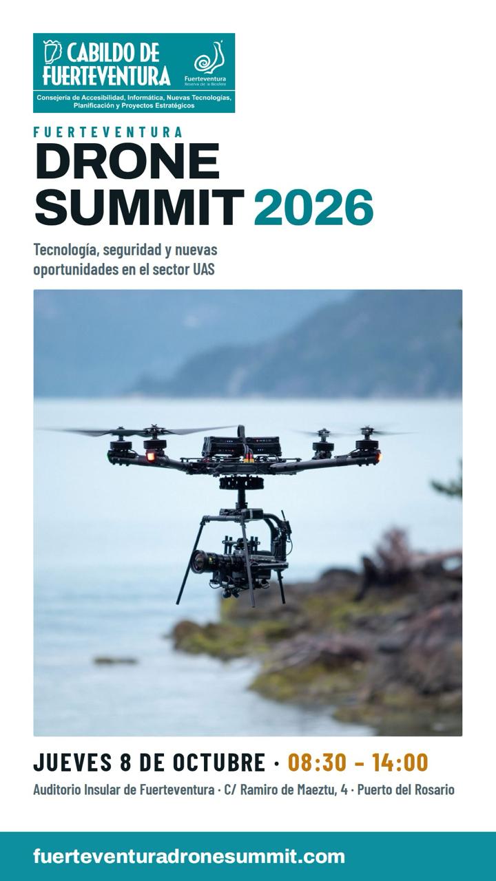 Kongress: Fuerteventura Drone Summit – Auditorio Insular de Fuerteventura, Puerto del Rosario, 8. Oktober 2026