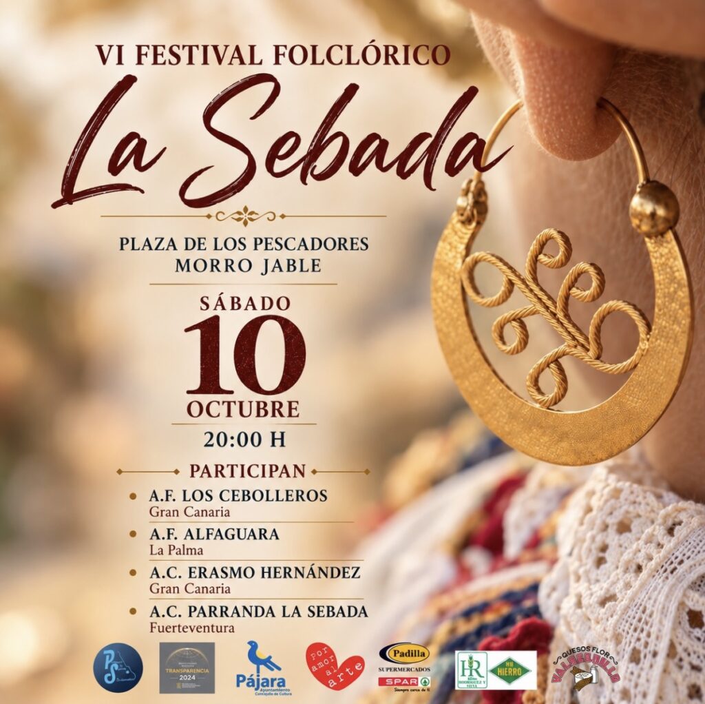 Festival: VI Festival Folclórico La Sebada – Plaza de Los Pescadores, Morro Jable, Pájara, 10. octubre 2026