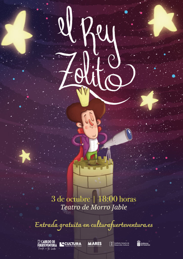 Theater für Kinder: El Rey Zolito – Teatro de Morro Jable. Estación de Guaguas de Morro Jable, 3. octubre 2026