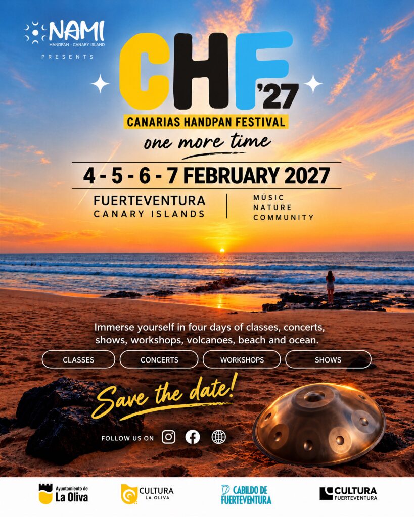 Festival: Canarias Handpan Festival 2027 – Program on Friday – La Oliva, February 5, 2027