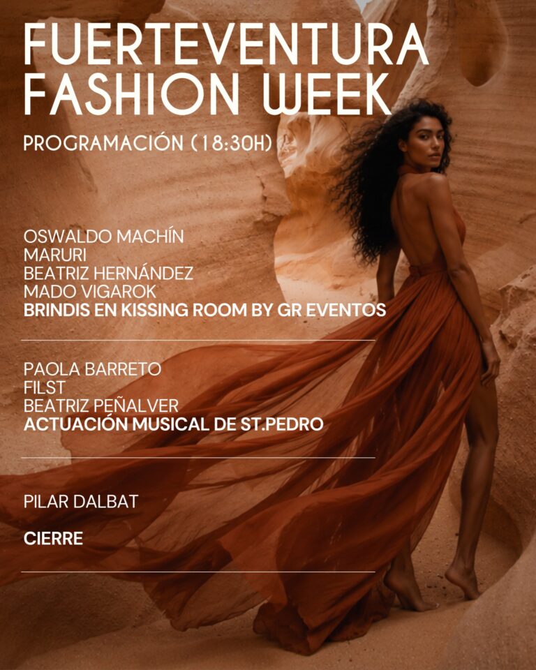 Fashion show: Fuerteventura Fashion Week – Hotel El Mirador de Fuerteventura, Puerto del Rosario, October 17, 2026