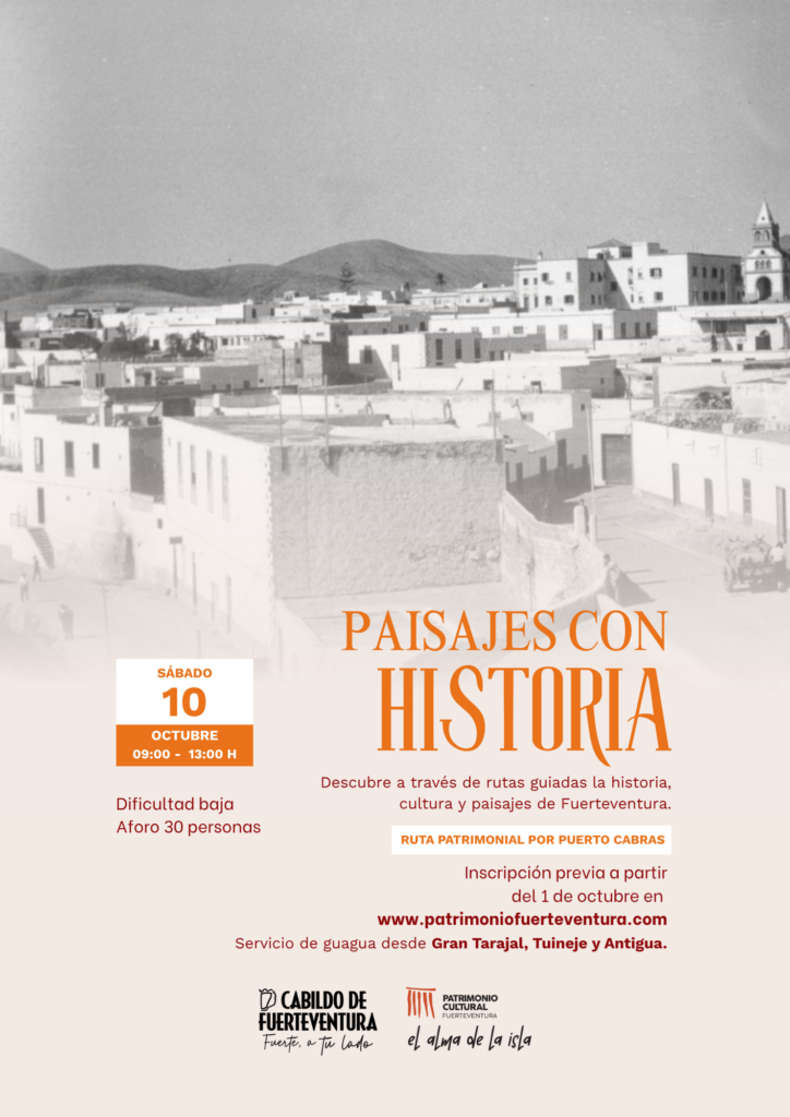 Kulturwanderung: Ruta patrimonial por Puerto Cabras – Puerto del Rosario, 10. October 2026